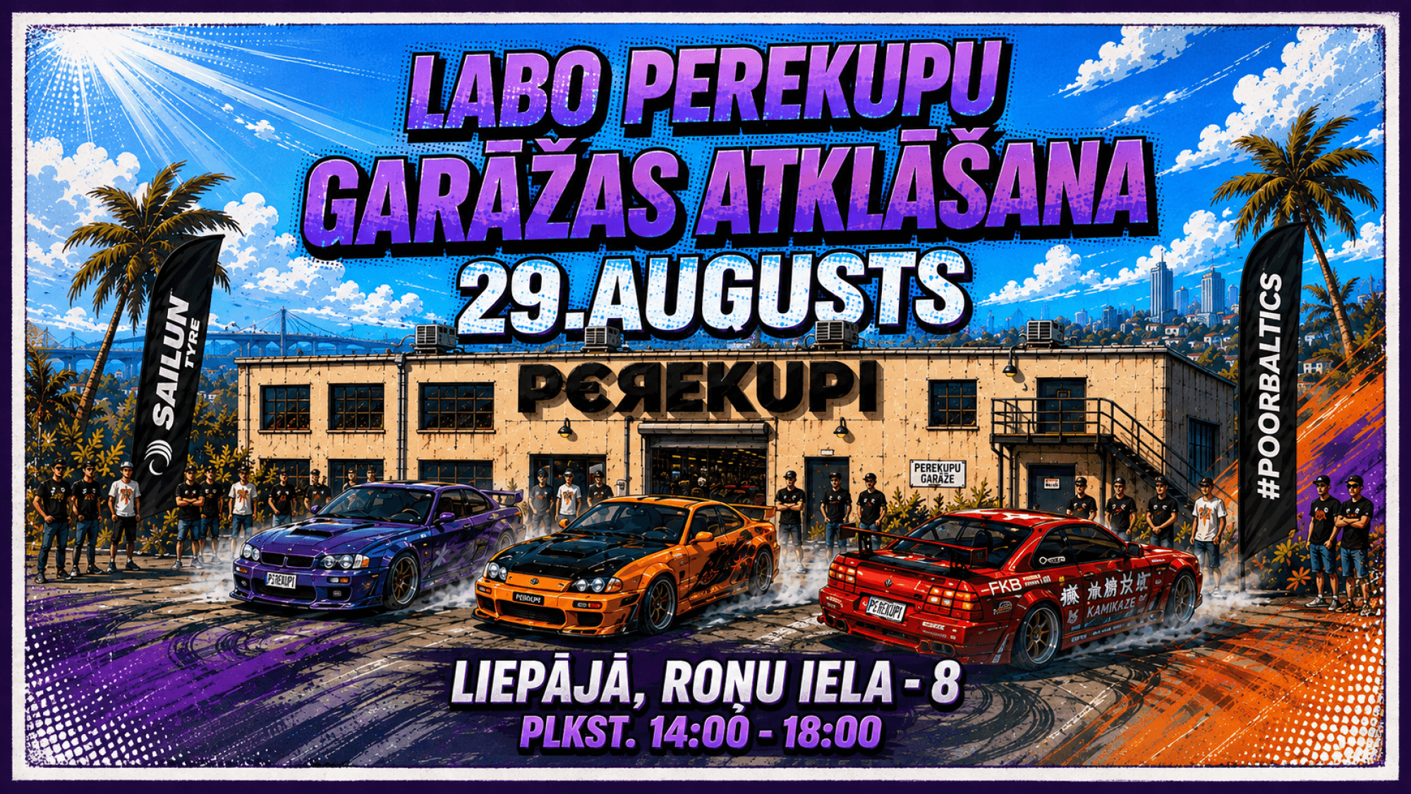PEREKUPU GARĀŽAS ATKLĀŠANA